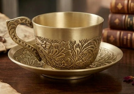 Brass Tea Mugs