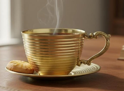 Brass Tea Mugs